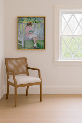 GIRL READING - Museum Quality Art