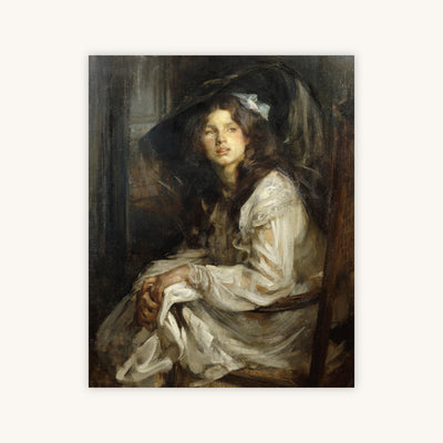 GIRL SEATED IN A CHAIR — Primary Image