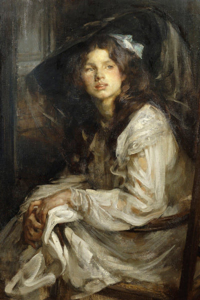 GIRL SEATED IN A CHAIR