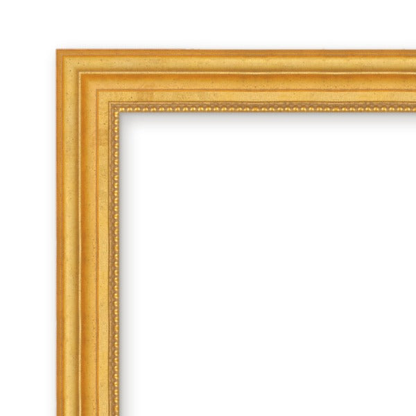 Beaded Gold Leaf Frame