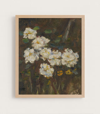 GOLDEN FLORAL - Museum Quality Art