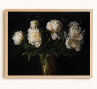 GOLDEN PEONIES - Museum Quality Art