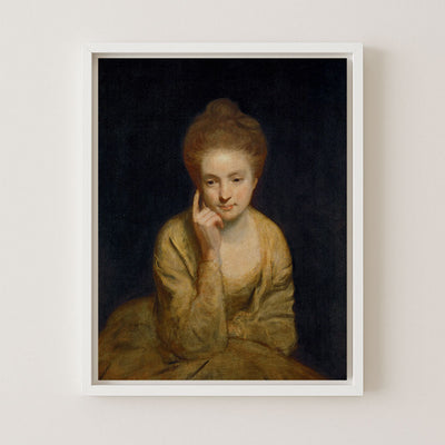 Golden Portrait Study of a Young Lady
