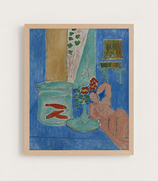 GOLDFISH AND SCULPTURE