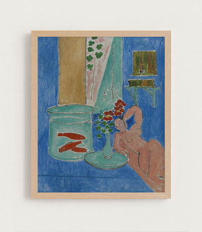 GOLDFISH AND SCULPTURE