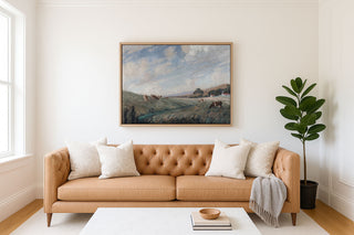 GRAZING COWS - Museum Quality Art