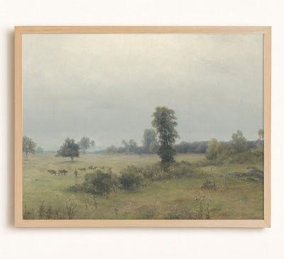 GRAZING LANDSCAPE - Museum Quality Art