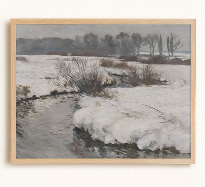 GREY WINTER - Museum Quality Art