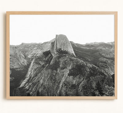 Half Dome, Black and White