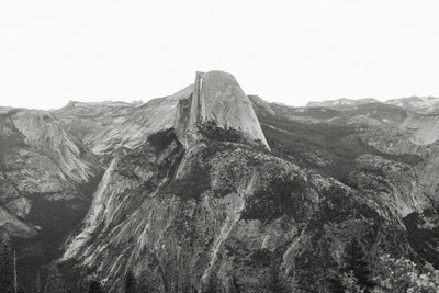 Half Dome, Black and White
