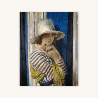HER STRIPED DRESS — Primary Image