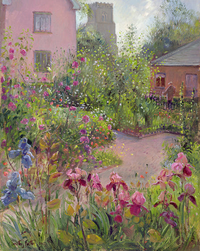 HERB GARDEN AT NOON - Museum Quality Art