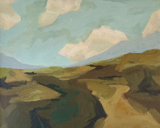 HIGHLAND HILL - FRAMED 20X16 ACRYLIC ON CANVAS