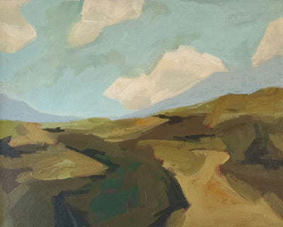 HIGHLAND HILL - FRAMED 20X16 ACRYLIC ON CANVAS