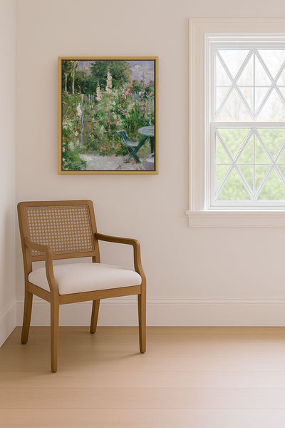 HOLLYHOCKS - Museum Quality Art