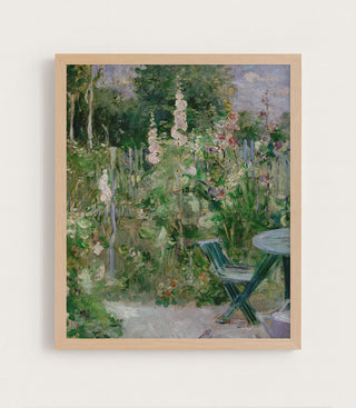 HOLLYHOCKS - Museum Quality Art