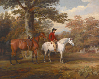 HUNTER AND HUNTSMAN - Museum Quality Art