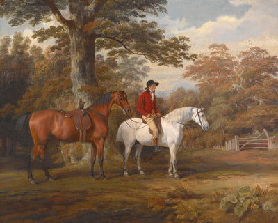 HUNTER AND HUNTSMAN - Museum Quality Art