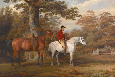 HUNTER AND HUNTSMAN - Museum Quality Art