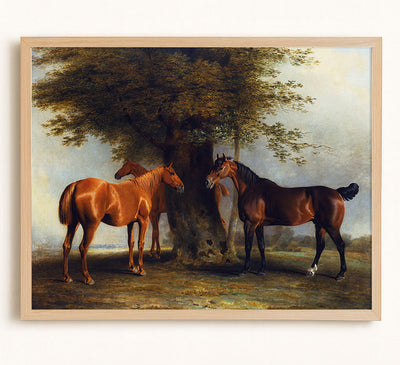 HUNTERS AT GRASS - Museum Quality Art