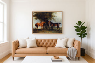 HUNTERS AT GRASS - Museum Quality Art