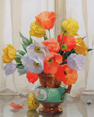 ICELAND POPPIES art print - Museum Quality Art