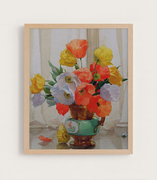 ICELAND POPPIES art print - Museum Quality Art