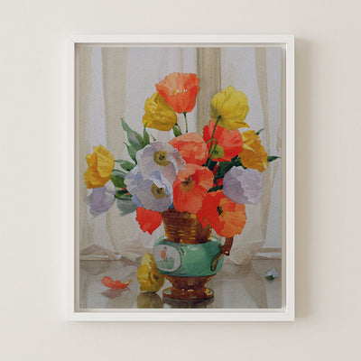 ICELAND POPPIES art print - Museum Quality Art