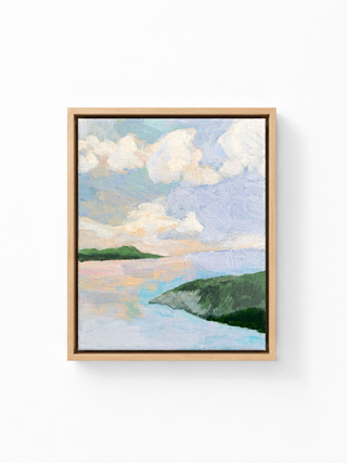 Cloud Cover - 8x10 Acrylic on Canvas, Framed