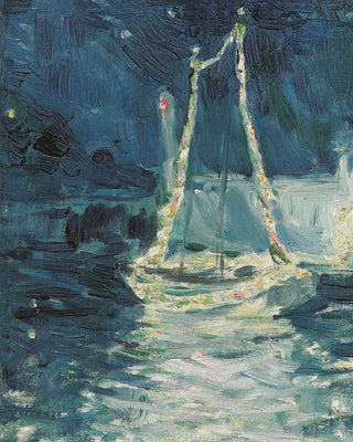 ILLUMINATED BOAT - Museum Quality Art