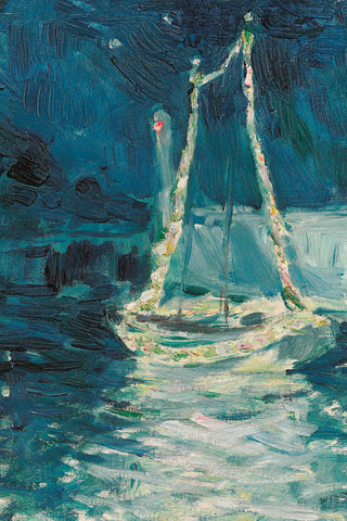 ILLUMINATED BOAT - Museum Quality Art