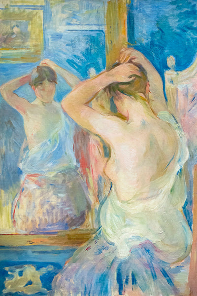 IN FRONT OF THE MIRROR - Museum Quality Art