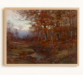 In the Edge of the Woods at Twilight