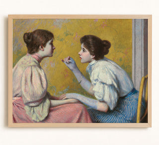 INTERESTING CONVERSATION - Museum Quality Art