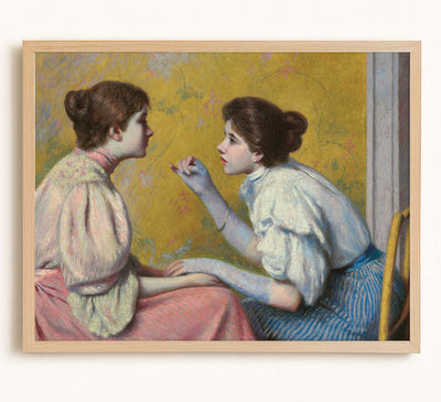 INTERESTING CONVERSATION - Museum Quality Art