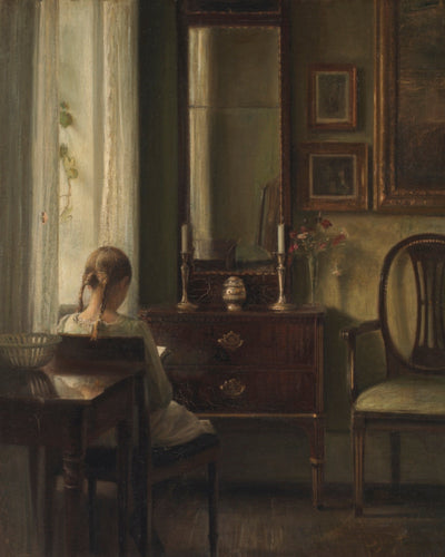 Interior with a Girl Reading