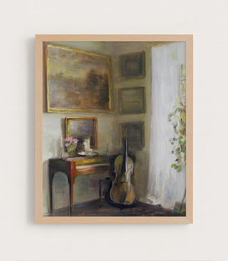 Interior With Cello and Spinet