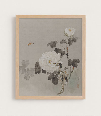 IVORY FLORAL - Museum Quality Art