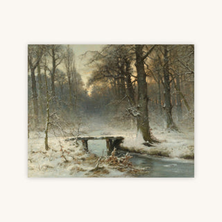 JANUARY EVENING IN THE WOODS — Primary Image