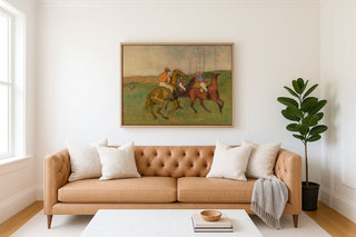 Jockeys and Race Horses