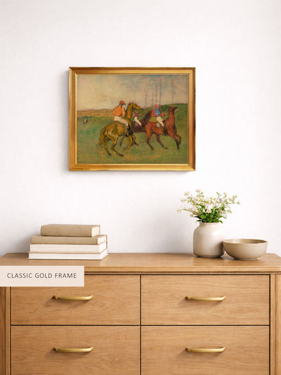 JOCKEYS AND RACE HORSES