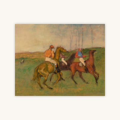 JOCKEYS AND RACE HORSES — Primary Image
