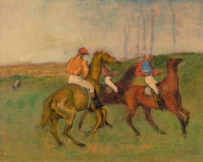 JOCKEYS AND RACE HORSES