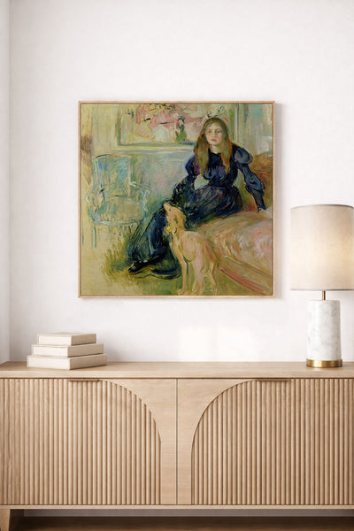 Julie Manet and Her Greyhound Laerte