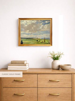 LADY ASTOR PLAYING GOLF AT NORTH BERWICK - Museum Quality Art