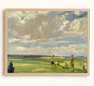 LADY ASTOR PLAYING GOLF AT NORTH BERWICK - Museum Quality Art