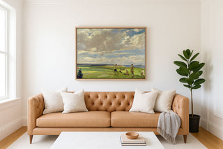 LADY ASTOR PLAYING GOLF AT NORTH BERWICK - Museum Quality Art