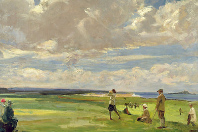 LADY ASTOR PLAYING GOLF AT NORTH BERWICK