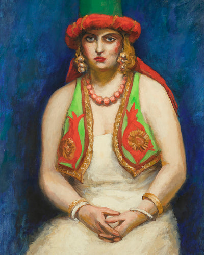LADY IN VEST - Museum Quality Art