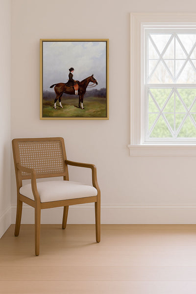 Lady Riding Side-Saddle